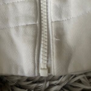 Lululemon size 6 white Asymmetrical jacket